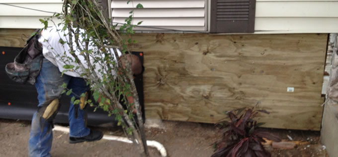 Pier and beam wood framed house leveling process photo 8 in Corpus Christi, Texas